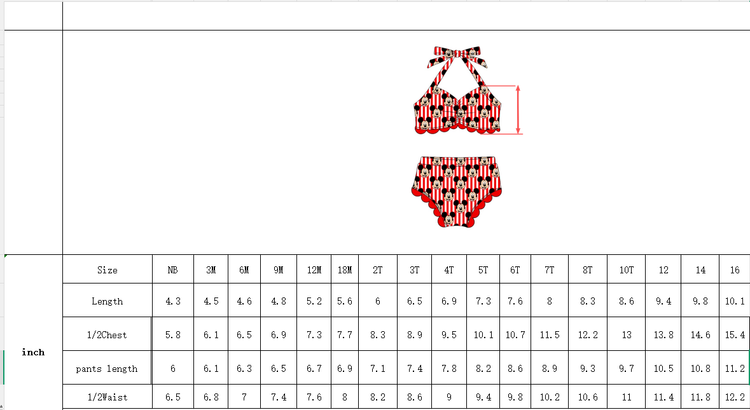 Sweetheart Ruffle Bikini - Boho Checkers