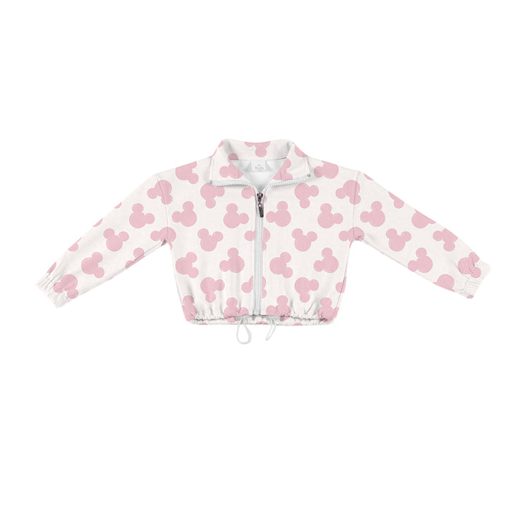 ADULT Zip Pullover - Classic Pink PREORDER