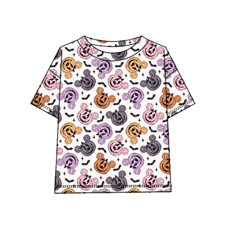KIDS Scuba Oversized Tee - Oh, Bats + Pumpkins