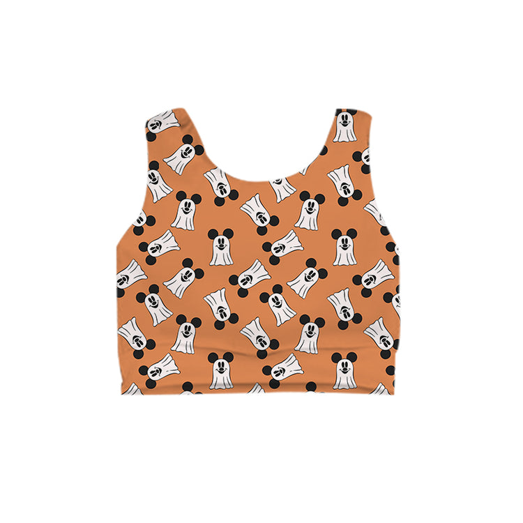 ADULT Crop Tank - ORANGE Main Street Spirits
