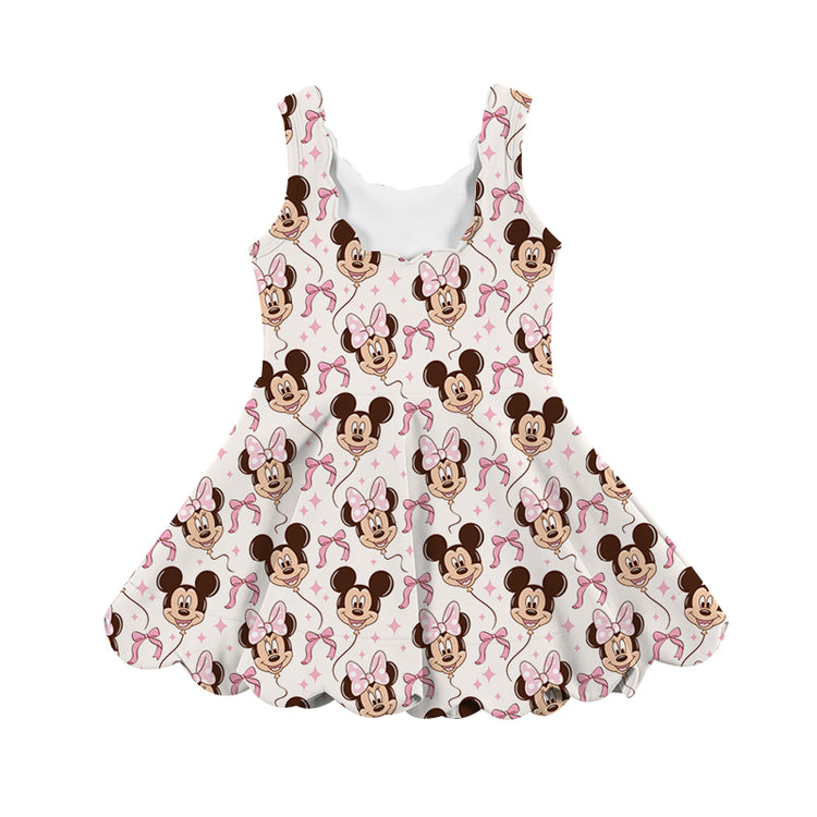 ADULT Scalloped Tank Dress - Pink Party Celebrations