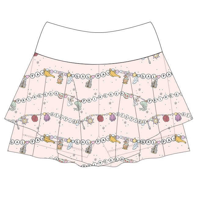 ADULT Mesh Magic Skort - PRINCESS Bracelet Baubles