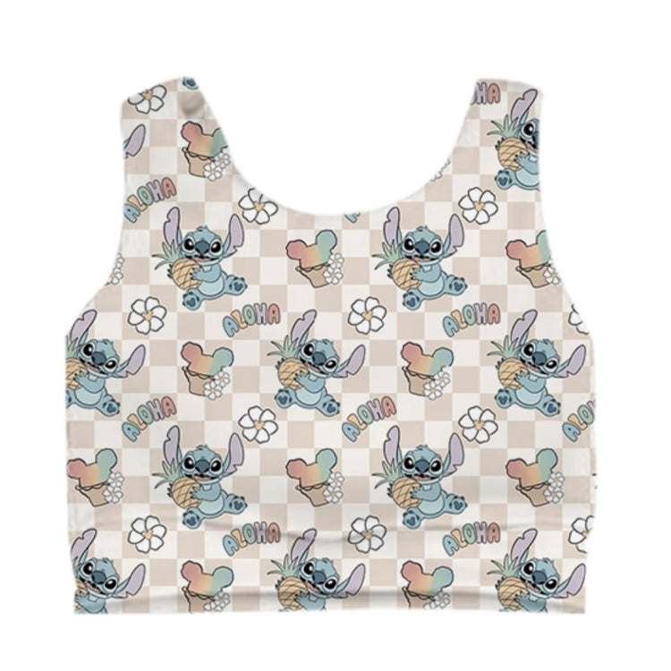 KIDS Crop Tank - Aloha Stitch