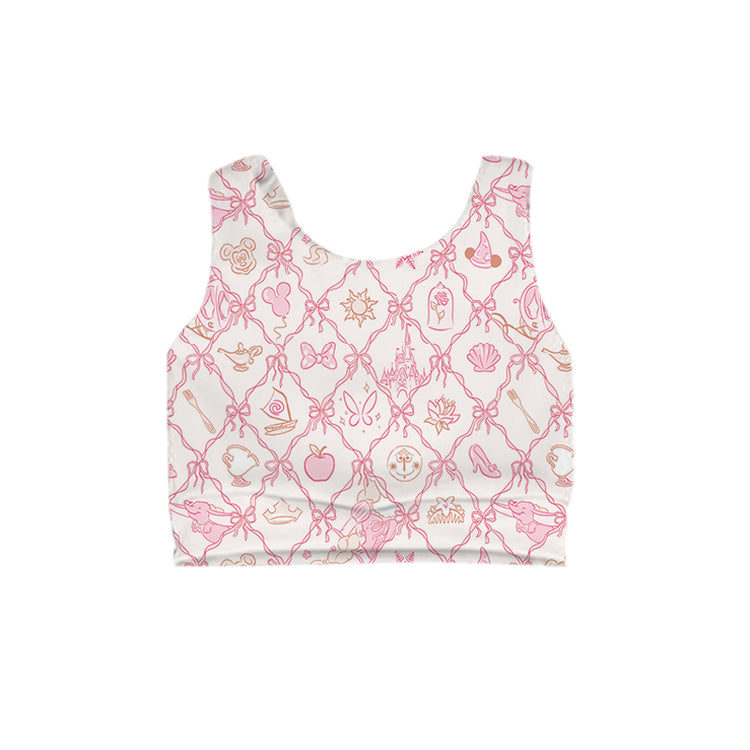ADULT Crop Tank - Pink Park Icons