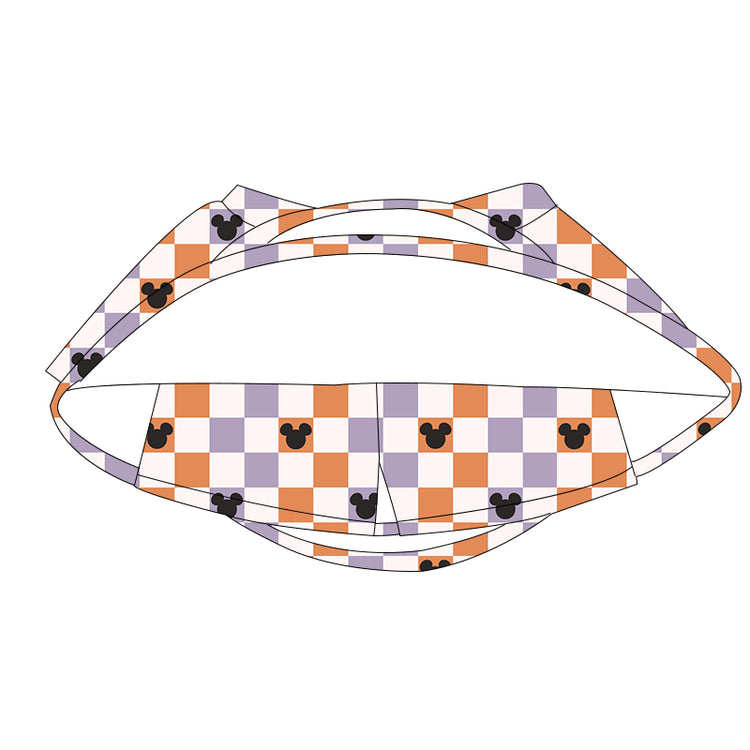 KIDS Skort - Spooky Season Checkers