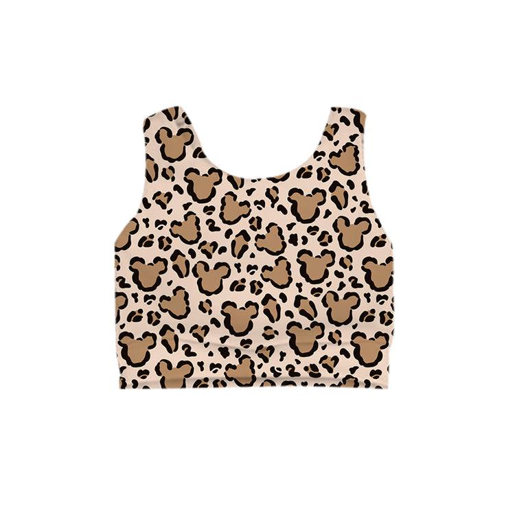 ADULT Crop Tank - Walk on the Wild Side Tan