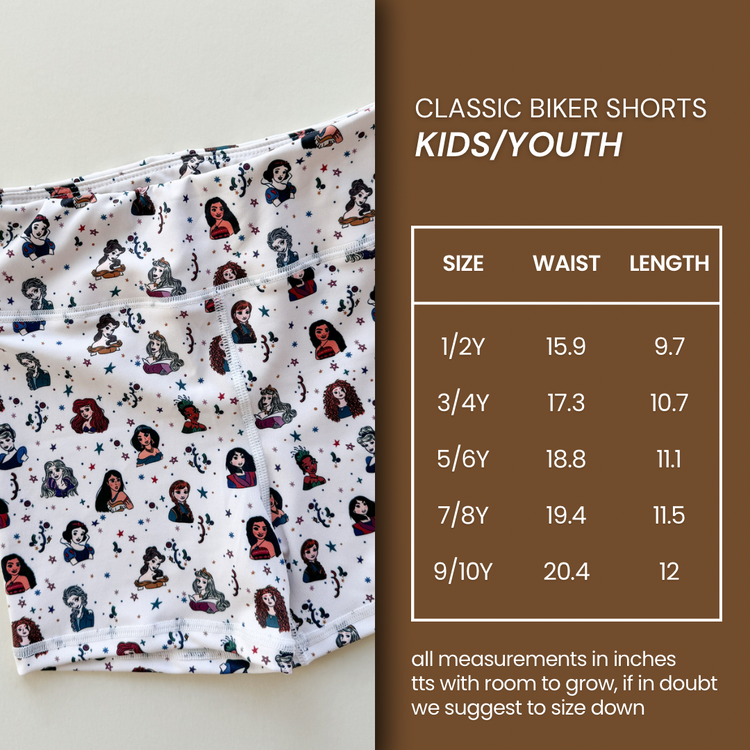 KIDS Biker Shorts - Walk on the Wild Side Tan