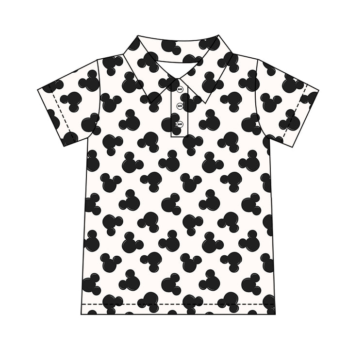 Boy's Performance Button Up - Classic Black PREORDER