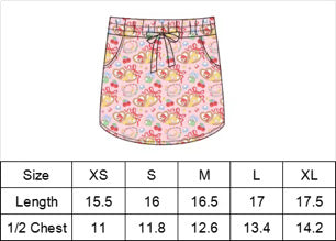 ADULT Scuba Tennis Skort - Park Hopper Icons Pink