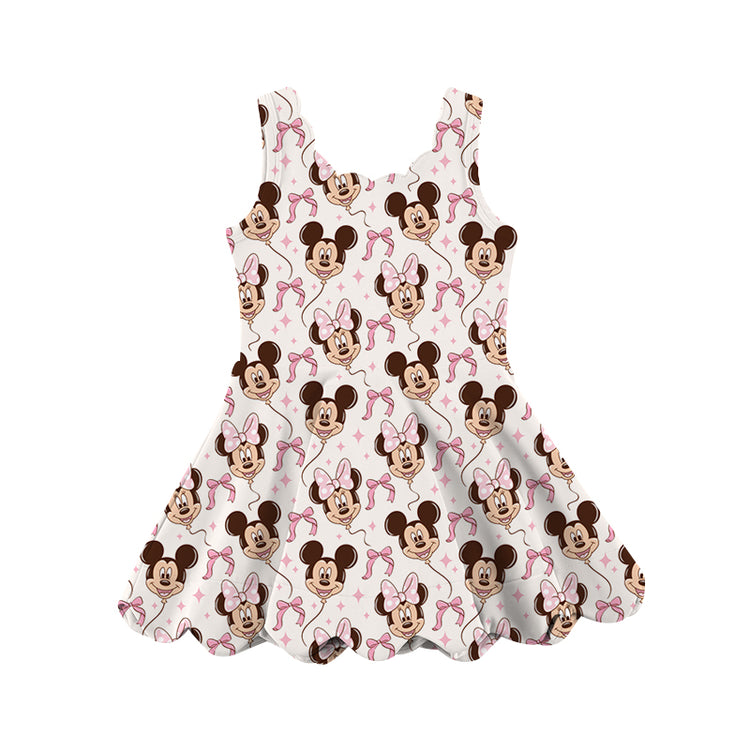 ADULT Scalloped Tank Dress - Pink Party Celebrations