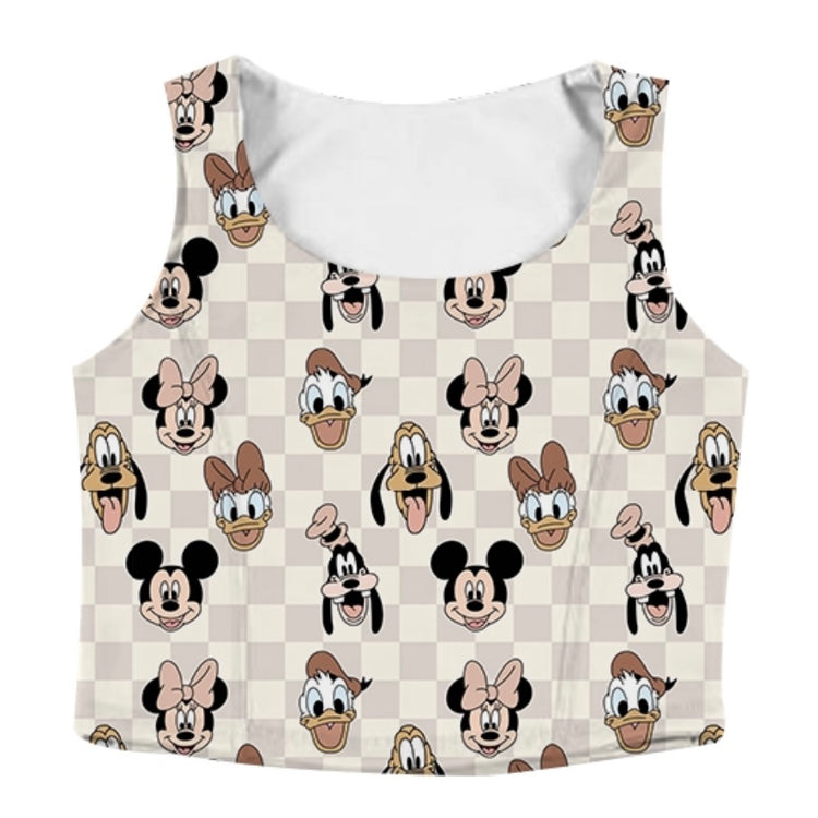 KIDS Scoop Tank - Boho Checkers