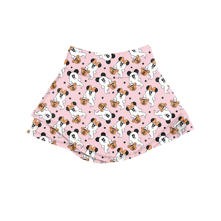 KIDS Skort - Ghouls in Pink