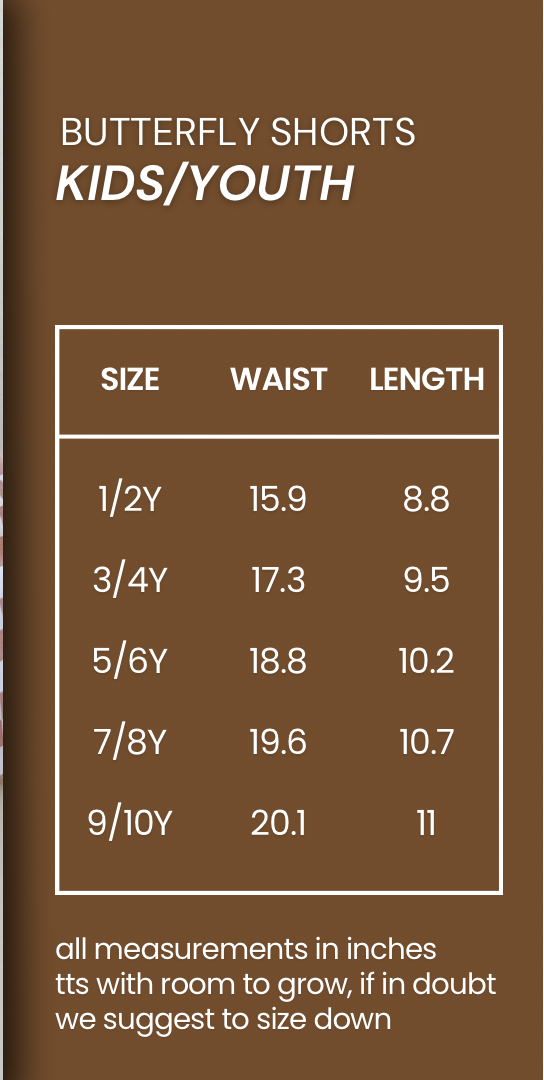 KIDS Butterfly Shorts - Safari Friends