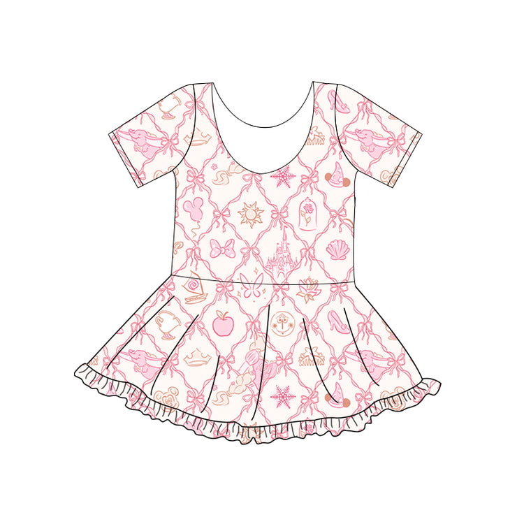 KIDS Park Essential TWIRL Dress - Pink Park Icons