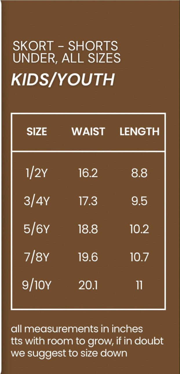 KIDS Mesh Skort - Sketchbook