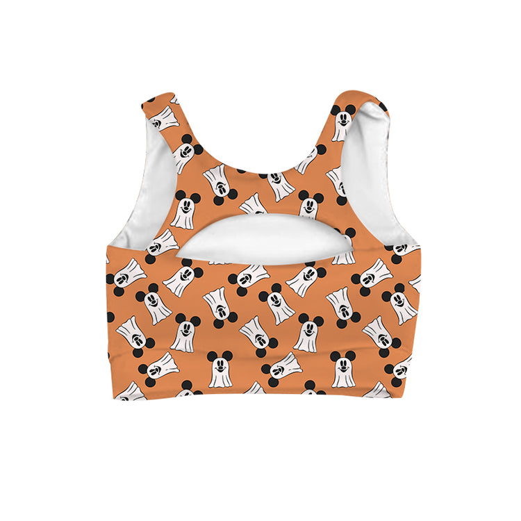 ADULT Crop Tank - ORANGE Main Street Spirits