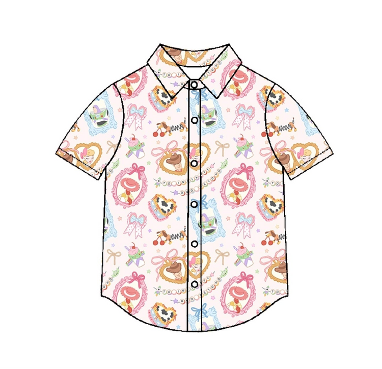 Boy's Performance Button Up - Toys