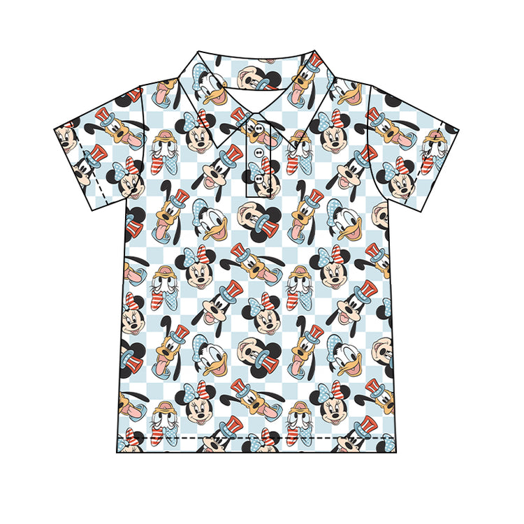 Boy's Performance Button Up - USA