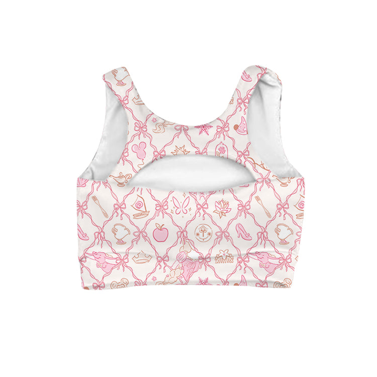 ADULT Crop Tank - Pink Park Icons