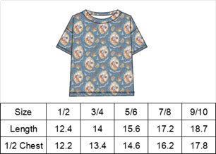 KIDS Oversized Tee - Whimsy Christmas