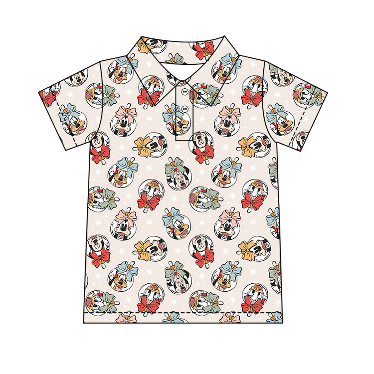 Boy's Performance Button Up - Sensational Six Ornaments