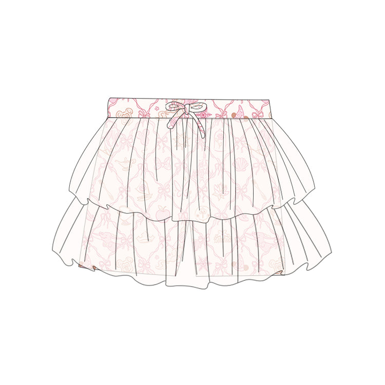 ADULT Mesh Magic Skort - Pink Park Icons