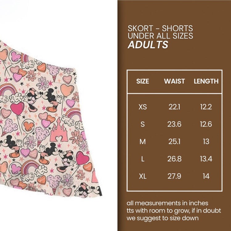 ADULT Skort - cocoa + cookies