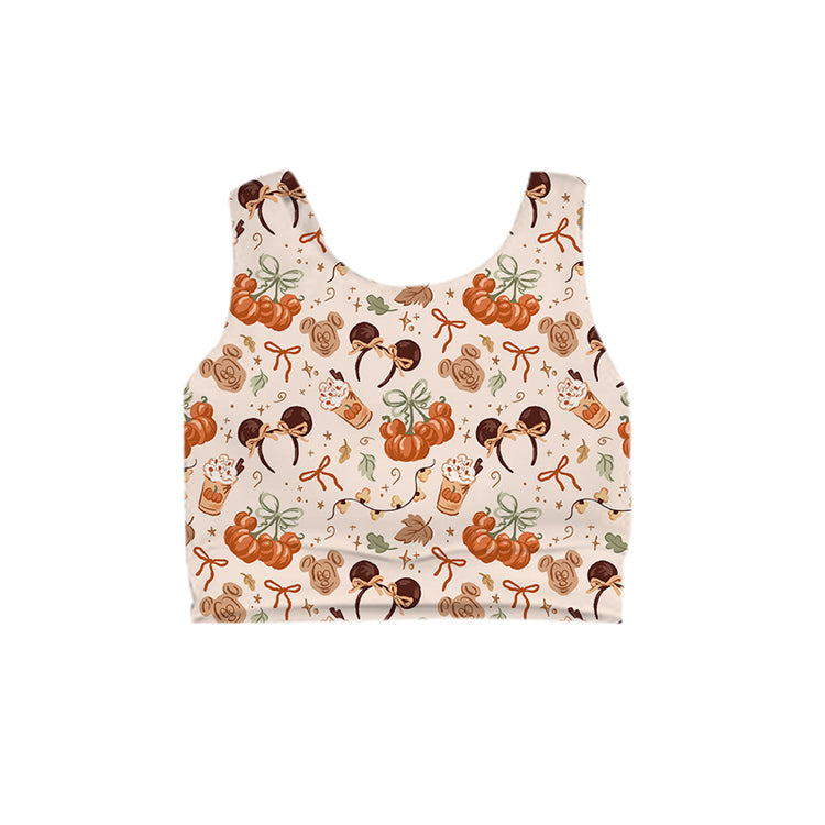 KIDS Crop Tank - Pumpkin Spice