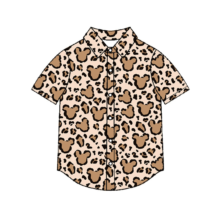 Men's Performance Button Up - Walk on the Wild Side Tan