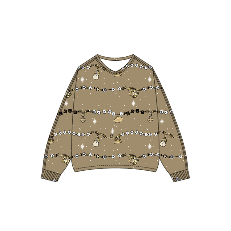 ADULT V Neck Pullover - Saints