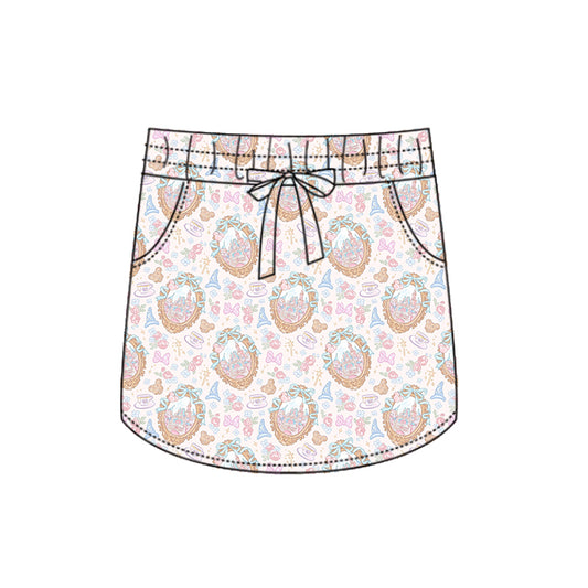 ADULT Scuba Tennis Skort - MOST Magical Day CASTLE