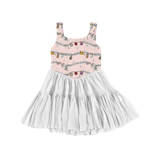 KIDS Mesh Tank Dress - Beads Enchanted