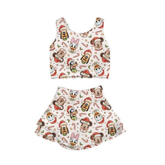 KIDS Crop + Skort Set - Classic 6 Cookies PREORDER