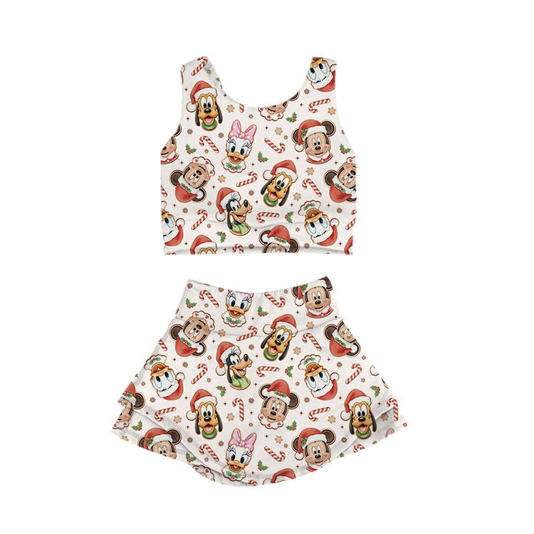 KIDS Crop + Skort Set - Classic 6 Cookies PREORDER