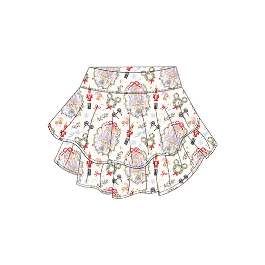 KIDS Skort - Whimsy Christmas