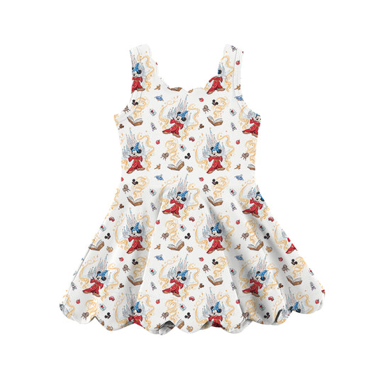 KIDS Scalloped Tank Dress - Sorcerer