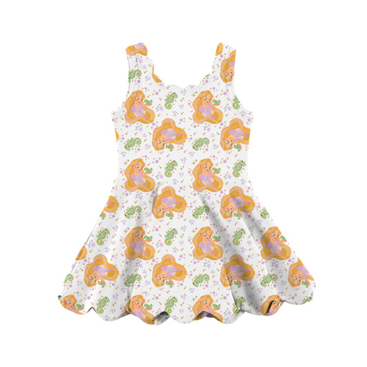 KIDS Scalloped Dress - Tangled Up PREORDER