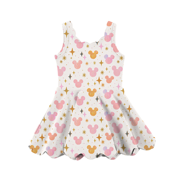 KIDS Scalloped Dress - Whimsy Magic PREORDER
