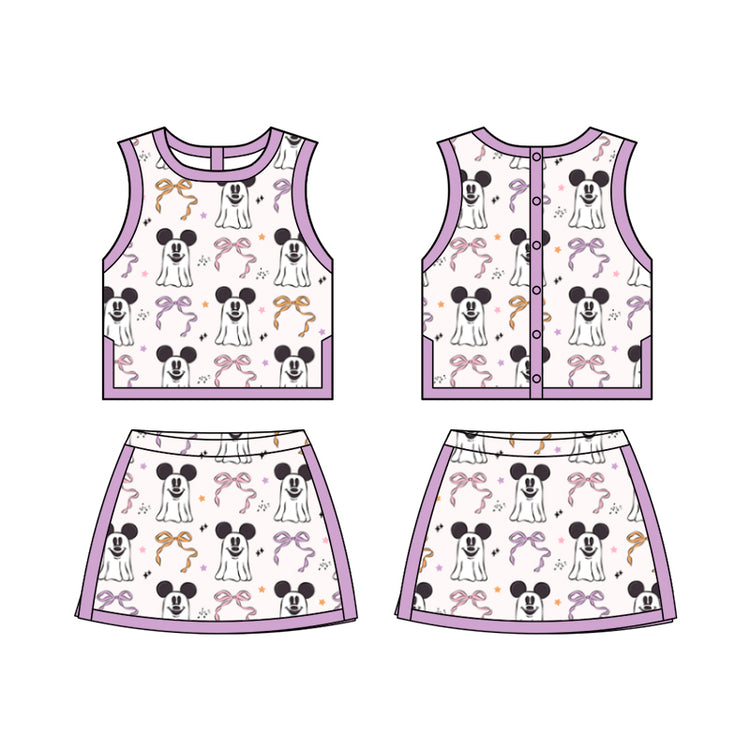 KIDS Colorblock Tank + Skort Set - Girly Ghost