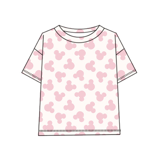 KIDS Boxy Oversized Tee - Magic Mouse Pink