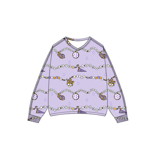 KIDS V Neck Pullover - Tigers