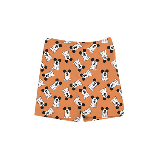 ADULT Biker Shorts - ORANGE Main Street Spirits