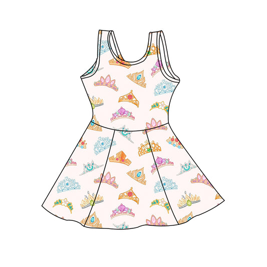 ADULT Tank Dress - Princess Crowns