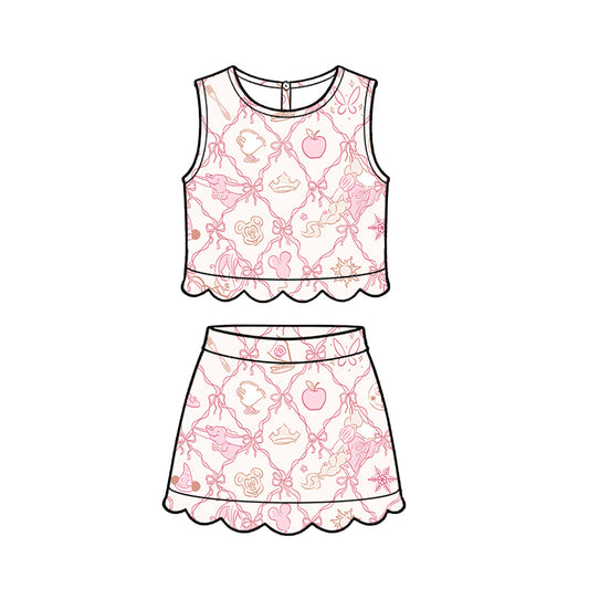 ADULT Scallop Set - Pink Icons PREORDER