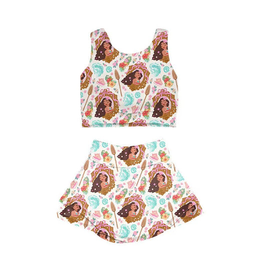 KIDS Crop + Skort Set - Wave Maker PREORDER