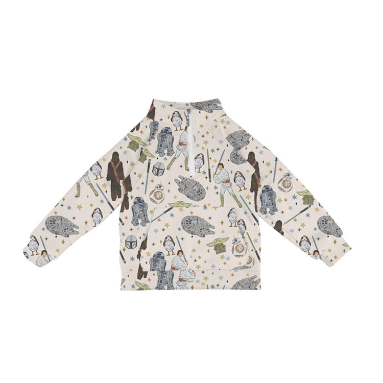 KIDS Zip-Up Pullover - Boho Galaxy