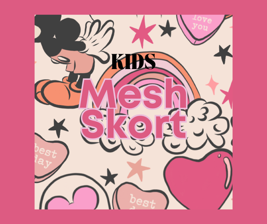 KIDS Mesh Skort -Best Day