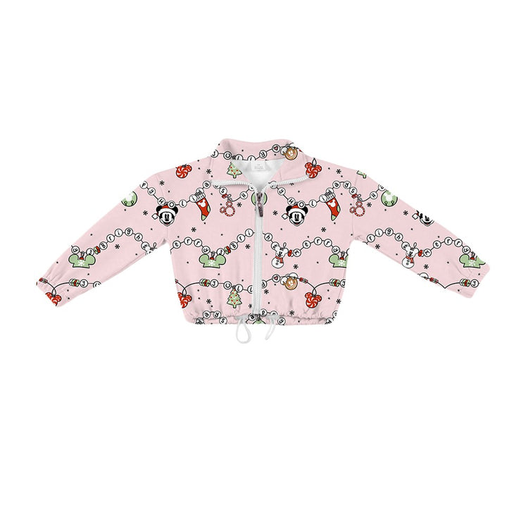 KIDS Zip Up Pullover - Merry Magical Baubles PREORDER