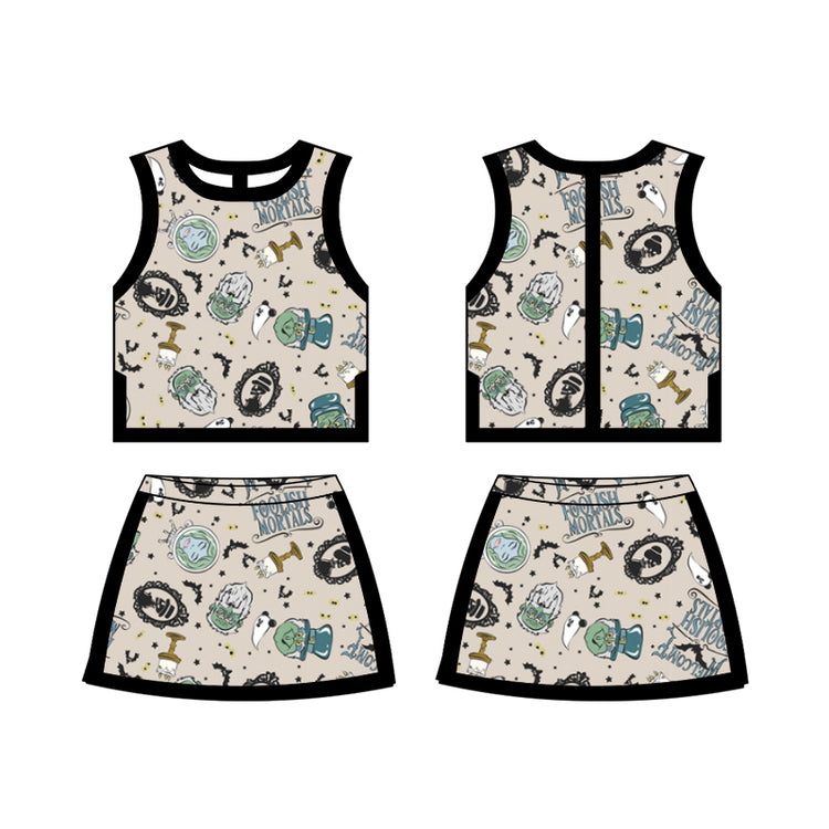 KIDS Colorblock Tank + Skort Set - Foolish Mortals
