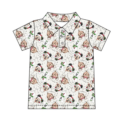 Men's Performance Button Up - Merry Main Street Balloons PREORDER